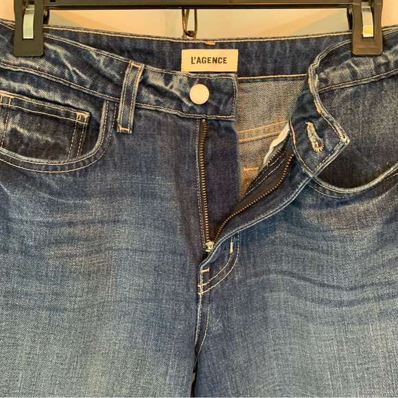 L’AGENCE Leighton Cuffed Stovepipe Jeans - Picture 9 of 12